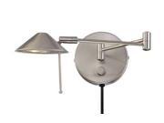 Lite Source Halogen Wall Lamp Polished Silver Type 35w Jc Type LS 16350PS
