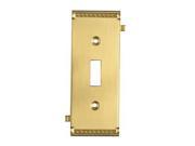 Elk Lighting Brass Middle Switch Plate 2504BR