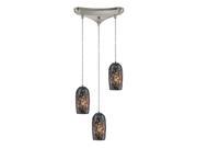 Elk Lighting Collage 3 Light Pendant in Satin Nickel 31147 3