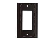 Elk Lighting Brass End Switch Plate Click plate 2502AGB