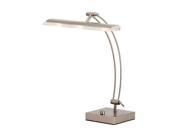 Adesso Esquire LED Desk Lamp Satin Steel 5090 22