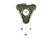 RAM Gameroom Pub Sign Billiards Clock R445