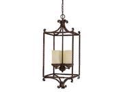 Capital Lighting Highlands 3 Light Foyer Weather Brown 9224WB 261