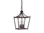 Capital Lighting Stanton 3 Light Foyer Fixture Burnished Bronze 4036BB