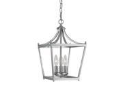 Capital Lighting Stanton 3 Light Foyer Fixture Brushed Nickel 4036BN