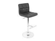 LumiSource Lager Bar Stool in Black BS TW LAGERBK
