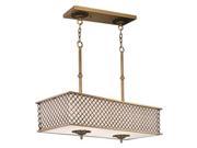 Maxim Lighting Manchester 8 Light Pendant in Natural Aged Brass 22365OMNAB