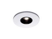 WAC Lighting Recessed Low Voltage Trim Pinhole White White HR D325 WT WT