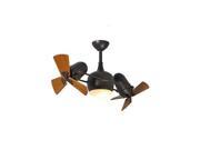 Matthews Fan Company Dagny w Light Kit Textured Bronze Wood Blades DGLK TB WD