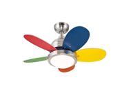 Westinghouse Roundabout Two Light 30 Inch 5 Blade Indoor Ceiling Fan 7247500