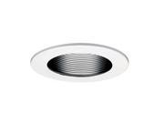 WAC Lighting 5 Step Baffle Trim White White R 520 WT WT