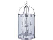 Maxim Lighting Tara 8 Light Entry Foyer Pendant in Satin Nickel 21556CLSN