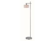 Lite Source Floor Lamp Polished Steel Frost LS 81513