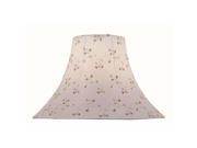 Lite Source White Jacquard Bell Shade CH1148 18