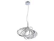 Lite Source Ceiling Lamp Chrome Stainless Steel LS 19225
