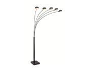 Lite Source Multi Lite Arch Lamp Black LS 9485M BLK