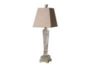 Uttermost Canino Mercury Glass Pillar Table Lamp 29325