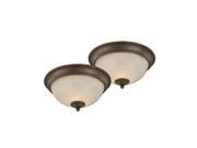 Vaxcel Twin Pack 13 Flush Mount Weathered Patina CC48013WP