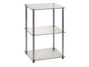 Convenience Concepts Classic Glass 3 Tier End Table 157003
