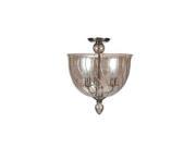 Crystorama Harper Ceiling Mount Sconce Cognac Polished Chrome 9843 CH CG