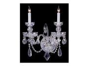 Crystorama Traditional Crystal Wall Mount 1142 CH CL MWP