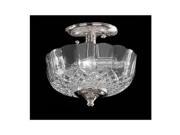 Crystorama Richmond 24% Lead Crystal Semi Flush Mount 55 SF CH