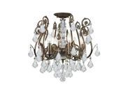 Crystorama Regis Clear Crystal Wrought Iron Chandelier 5115 EB CL MWP