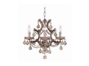 Crystorama Maria Theresa Crystal Semi Flush or Mini Chandelier 4474 AB GT MWP