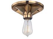 Hudson Valley Bethesda Semi Flush Light Aged Brass 4080 AGB