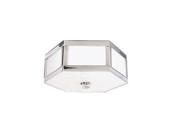 Hudson Valley Nassau 3 Light Flush Mount in Polished Nickel 6416 PN