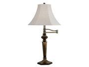 Kenroy Home Mackinley Swing Arm Table Lamp Georgetown Bronze Finish 20616GBRZ