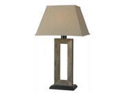 Kenroy Home Egress Outdoor Table Lamp Natural Slate Finish 30515SL