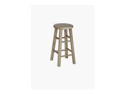 International Concepts Dining Essentials Roundtop Stool 24 1S01 424