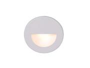 WAC Lighting LED Step Light Circular Scoop With Blue White WL LED300 BL WT