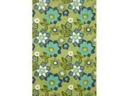 Trans Ocean Ravella Indoor Outdoor 8 3 x 11 6 Rug Green RVL81218006