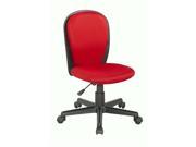 Chintaly Imports 4245 CCH RED Fabric Back and Seat Red Youth Desk Chair