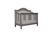 DaVinci Jayden 4 in 1 Convertible Crib in Slate Toddler Rails M5981SL