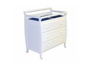 Dream on Me Liberty Collection 3 Drawer Changing Table White 601 W