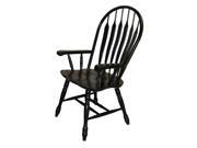 Sunset Trading Sunset Comfort Arm Chair 41 Antique Black DLU 4130 AB A