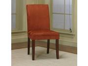 Sunset Parkwood Parson Chair Brick Rich Espresso Finish Wood CR 45537 13 RTA