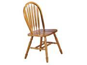 Sunset Trading Sunset Arrowback Chair 38 Light Oak DLU 820 LO