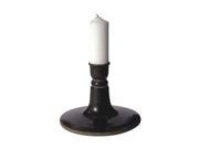 Lazy Susan Jet Black Colonial Candleholder Black 223022