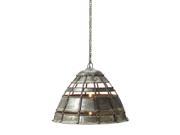 Lazy Susan Colossal Fortress Pendant Lamp Distressed Silver 135004