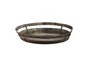Lazy Susan Fortress Tray Distressed Silver 135006