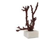 Lazy Susan Staghorn Coral Sculpture Red 148027