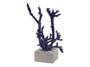 Lazy Susan Staghorn Coral Sculpture Purple 148028