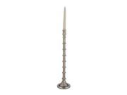 Lazy Susan Silver Bamboo Candleholder Lg Silver 179006