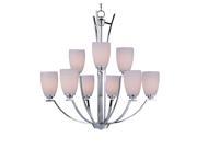 Maxim Lighting Rocco 9 Light Chandelier in Polished Chrome 20026SWPC