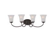 Maxim Lighting Logan 4 Light Bath Vanity Oil Rubbed Bronze 10054FTOI