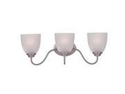 Maxim Lighting Stefan 3 Light Bath Vanity Satin Nickel 10073FTSN